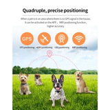 GSM AGPS Waterproof GPS Pet Collar Tracker with Calls & Remote Control