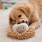 Squeaky Cartoon Animal Dog Chew Toy — Bite-Resistant Rubber Teeth Cleaner