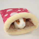 Fleece Small Pet Bed — Warm Winter Nest for Hamsters & Hedgehogs