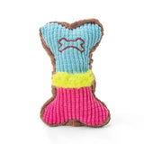 Plush Squeaky Bone Toy — Chew Toy for Small & Medium Dogs