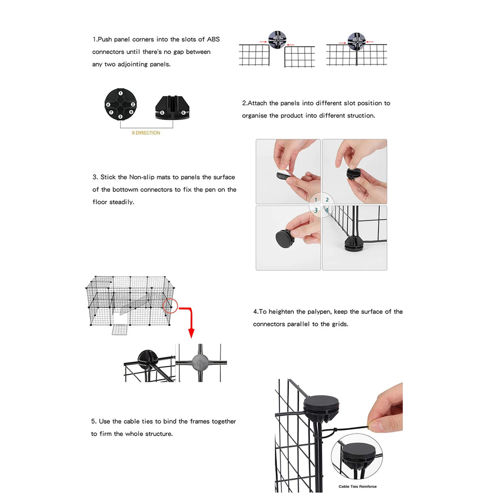 Modular DIY Pet Playpen & Fence