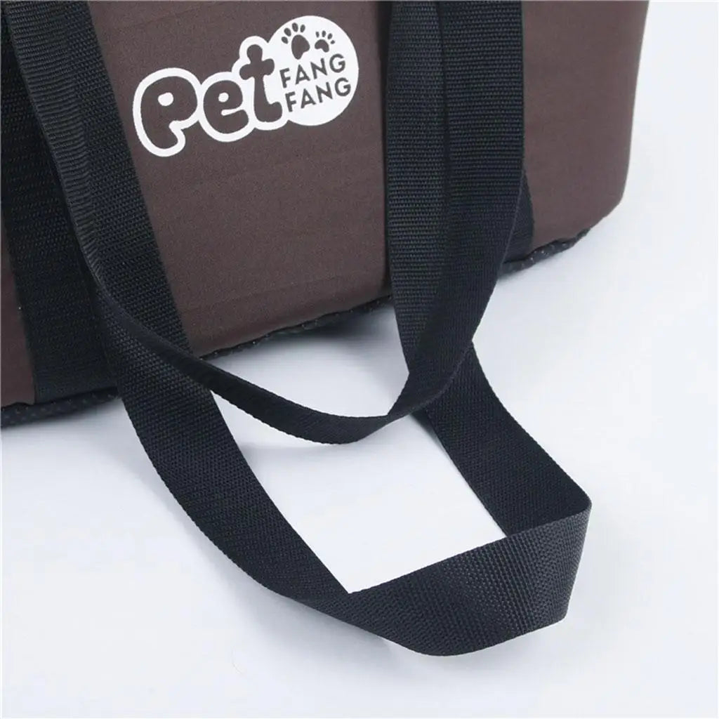 Waterproof Striped Cat Carrier Apron (Breathable, Home & Travel)