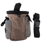 Linen Dog Training Treat Pouch (Waist-Hung, Water-Resistant, Multi-Use)