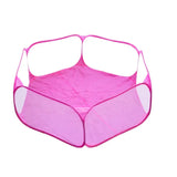 Portable Pet Playpen Tent — Transparent Fold-Flat Exercise Fence