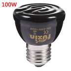 Ceramic Infrared Heat Lamp for Reptiles — No-Light Heating Bulb, E27, 25W–100W