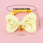 Candy Color Bow Collar for Cats & Small Dogs