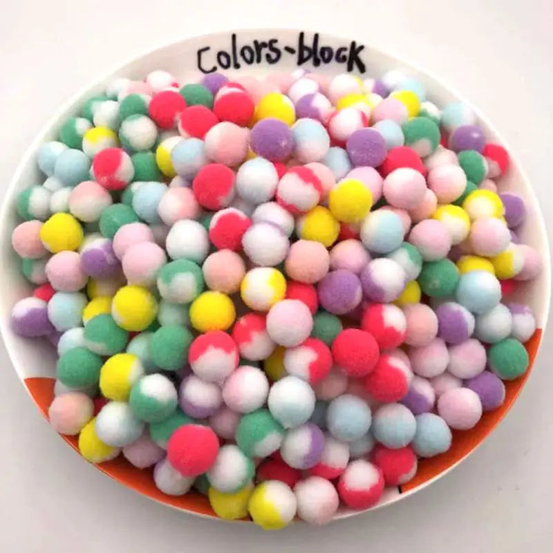 Plush Cat Puff Ball Toys — Soft Stretch Chew & Play Balls, Bulk Packs