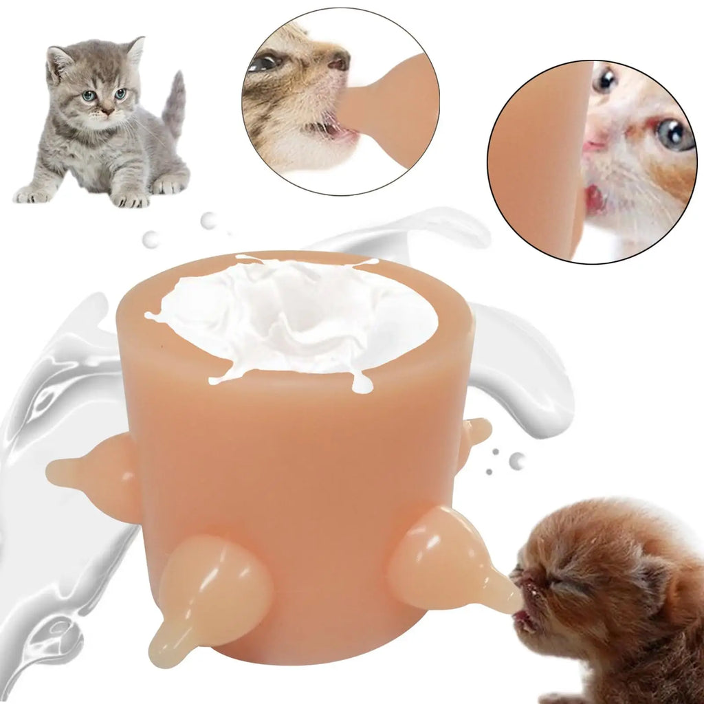 Silicone Pet Milk Feeding Bottle Station (Puppies, Kittens & Rabbits)