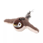 Touch-Activated Flapping Bird Cat Toy — Hangable USB Chirping Sparrow