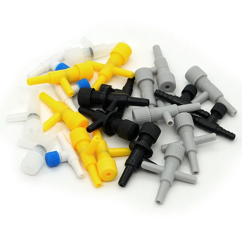 Aquarium Air Flow Control Valves for 5mm Tubing 10/20 Pack