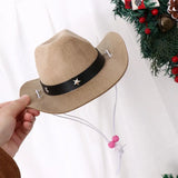 Cat Cowboy Hat (Pet Costume Party Accessory)