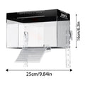 Over-Tank Turtle Basking Platform — Anti-Slip Ramp & 360° Viewing Dock