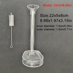 Acrylic Fish Feeder Tube (Transparent, Large-Capacity, Shrimp & Fish)