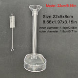 Acrylic Fish Feeder Tube (Transparent, Large-Capacity, Shrimp & Fish)