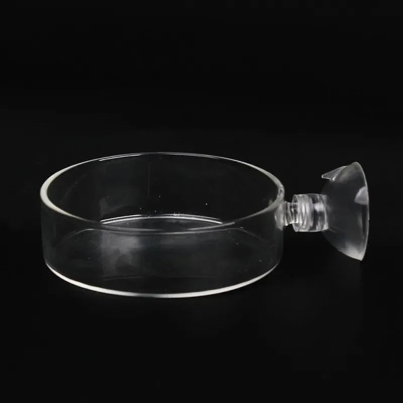 Acrylic Aquarium Shrimp Feeding Bowl & Fish Feeder Dish