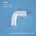 Soft Silicone Aquarium Elbow Connector (Flexible Joint, Hard Tube Adapter)