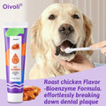 Pet Toothpaste & Toothbrush Set — Chicken-Flavored Plaque & Tartar Control