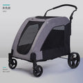 Heavy-Duty XL Dog Stroller Cart — 60 kg / 132 lbs Capacity Folding Wagon Pram for Large & Giant Dogs