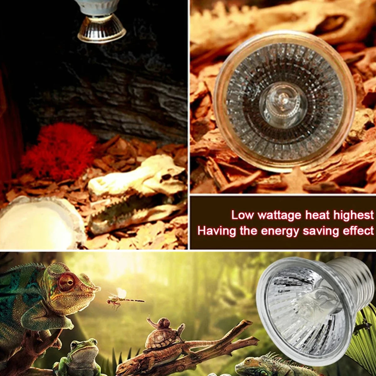 UVA+UVB 3.0 Basking Bulb — Full-Spectrum Heat Lamp for Reptiles