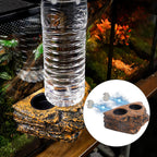 Magnetic Reptile Feeding Dish — Wall-Mount Food & Water Bowl for Geckos & Lizards