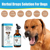 Pet Herbal Cough Relief Drops (Throat Soothe, Immunity Boost, Cats & Dogs)
