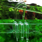 Aquarium U-Shaped Glass CO2 Tube Connector (Check Valve, CO2 Diffuser)