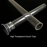 Acrylic Aquarium Shrimp Feeding Dish & Tube (Transparent, Snail & Shrimp)
