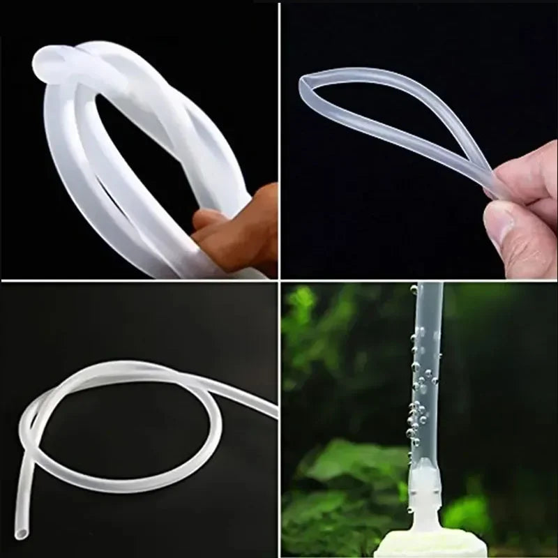 Aquarium Air Pump Oxygen Hose Tubing (4×6mm, 1–10m, Flexible Airline)