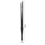 Stainless Steel Pet Feeding Tongs — Rubber-Tipped Tweezers for Reptiles