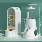 Anti-Tip Hamster Water Dispenser & Feeder — Leak-Proof, Easy-Clean Set