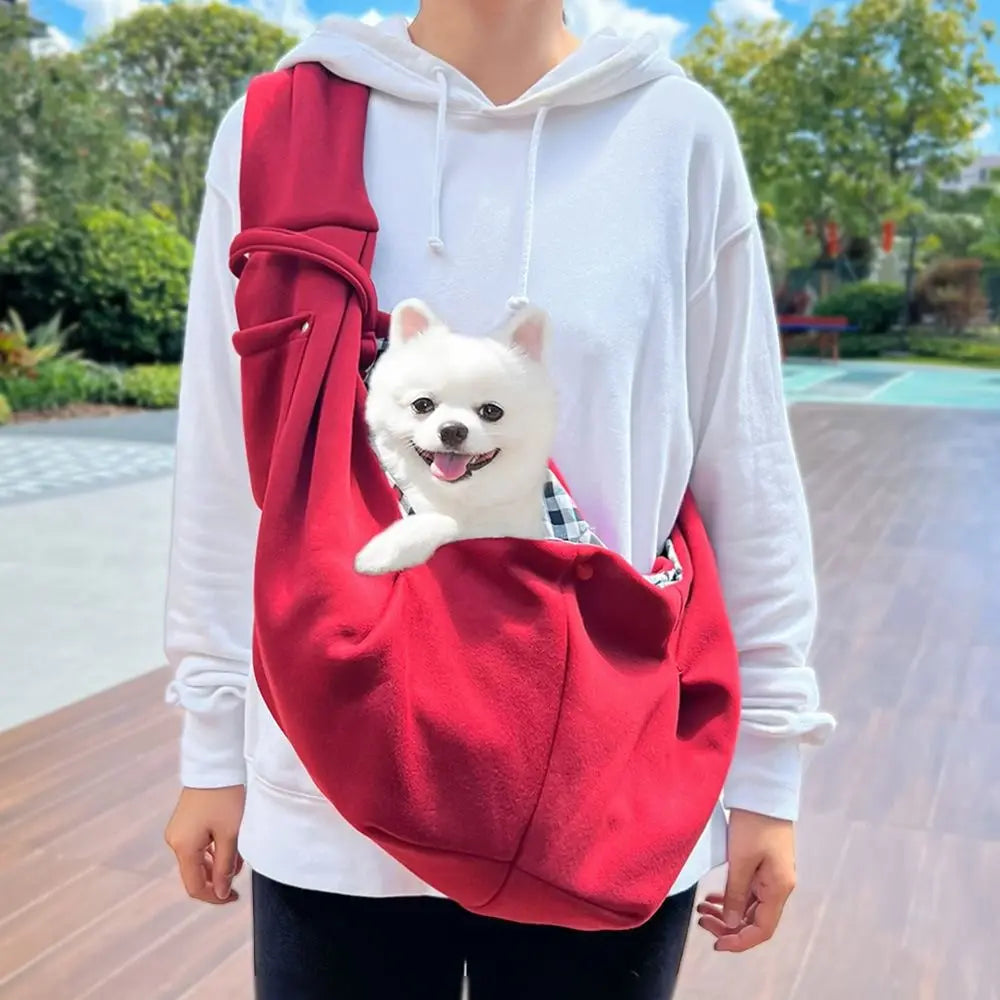 Breathable Pet Crossbody Tote Bag (Large Capacity, Pockets, Shoulder)