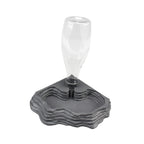Automatic Reptile Water Dispenser — 400ml Stable-Base Terrarium Bowl