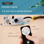 Electric Touch-Sensing Mouse Cat Toy