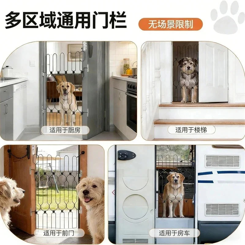 Retractable Metal Pet Safety Gate