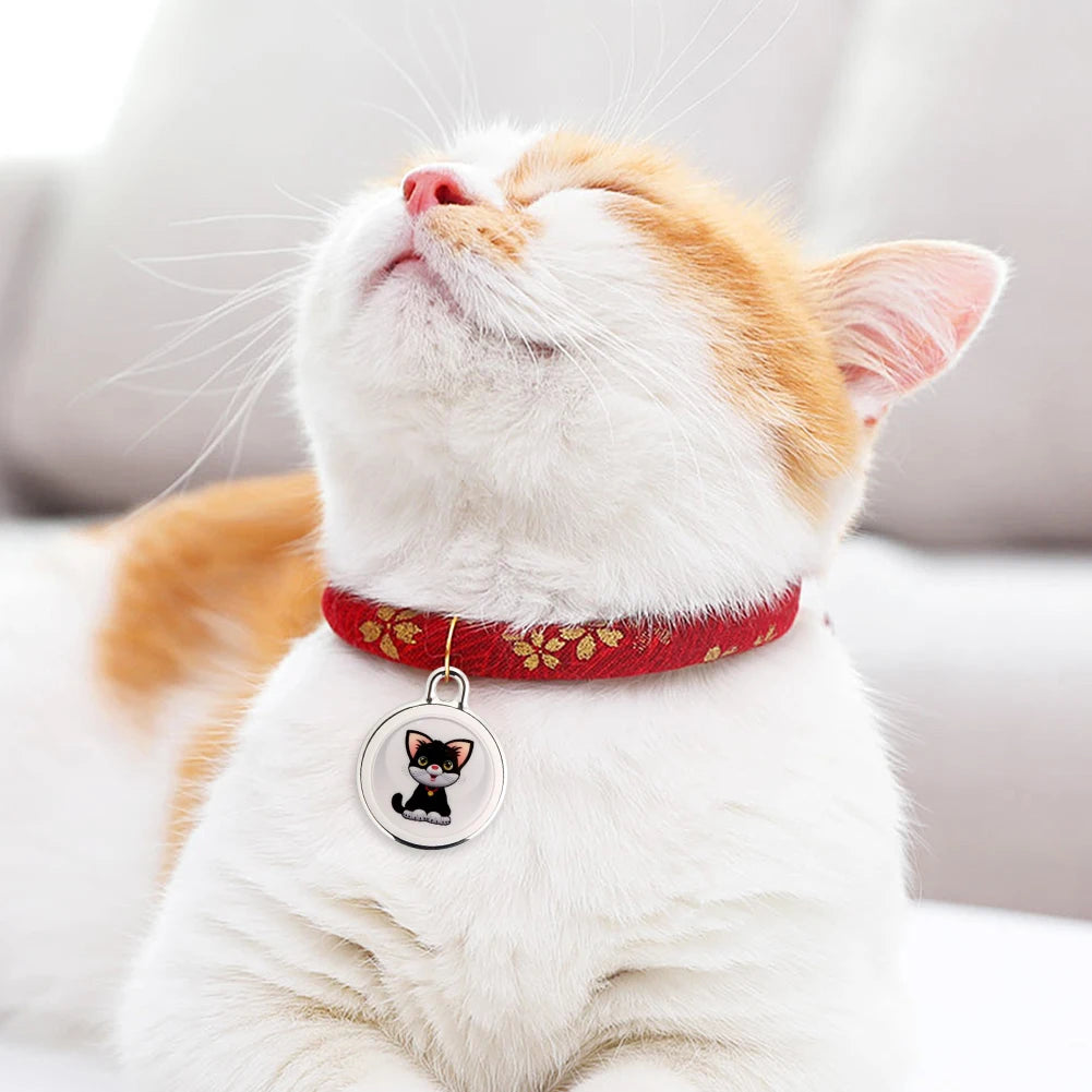 Waterproof Bluetooth GPS Real-Time Collar Tracker for Dogs & Cats - Anti-Loss