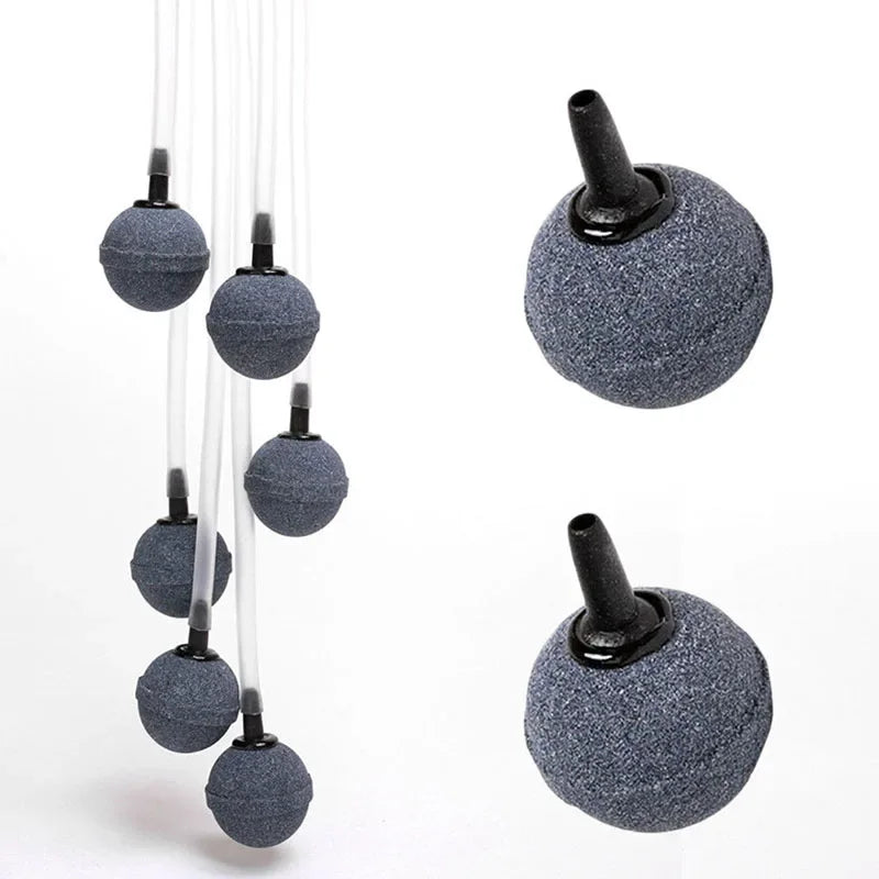 Aquarium Air Stones (2–5cm, Multi-Pack, Oxygen Aerator, Fish Tank & Hydroponics)