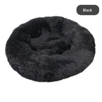 Round Plush Dog Bed