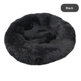 Round Plush Dog Bed