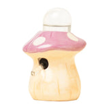 Ceramic Mushroom Water Bottle — Leakproof Stand for Small Pets