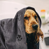Pet Bath Towel — Quick-Drying Absorbent Towel for Dogs & Cats, 60×100cm