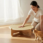 Cooling Wooden-Frame Cat Hammock Bed for Summer