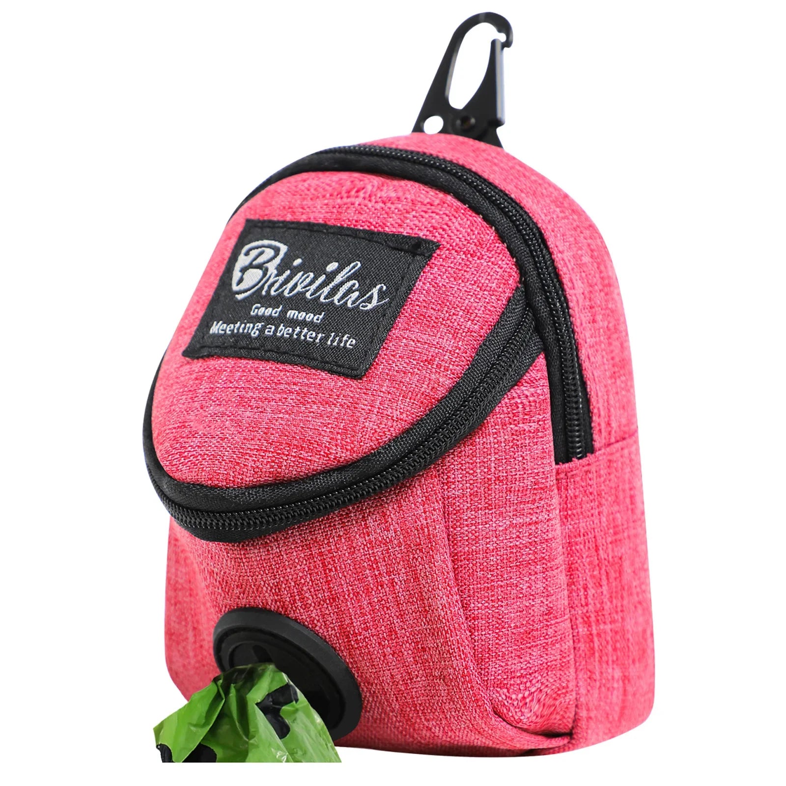 Portable Dog Walking Bag (Waste Bag Dispenser, Leash Holder, Storage Pouch)