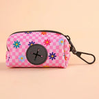Fruit Pattern Poop Bag Holder (Waterproof, Buckle, Zipper Closure)