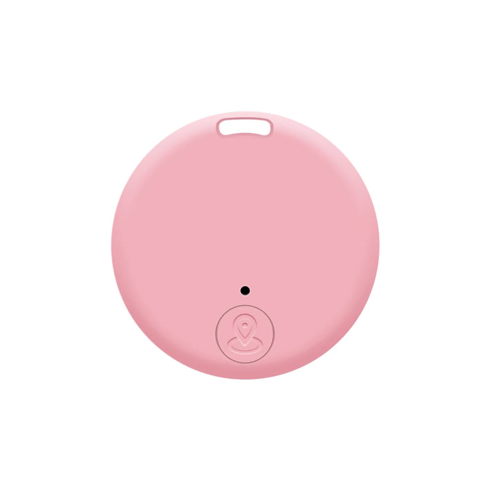 Round Mini Bluetooth Anti-Loss Tracker for Dogs, Cats, Kids & Keys - Smart Finder