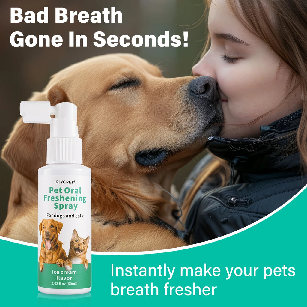 Plant-Based Fresh Breath Spray — No-Brush Tartar & Plaque Remover