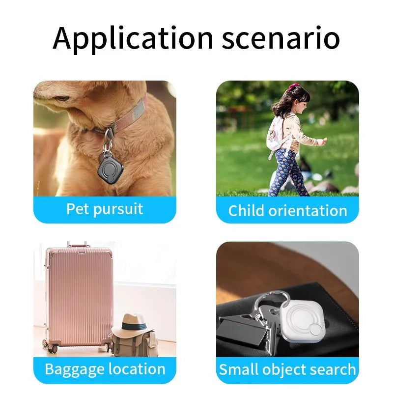 Mini Pet GPS Tracker & Smart Finder for Wallets, Keys & Kids - Apple Find My Compatible