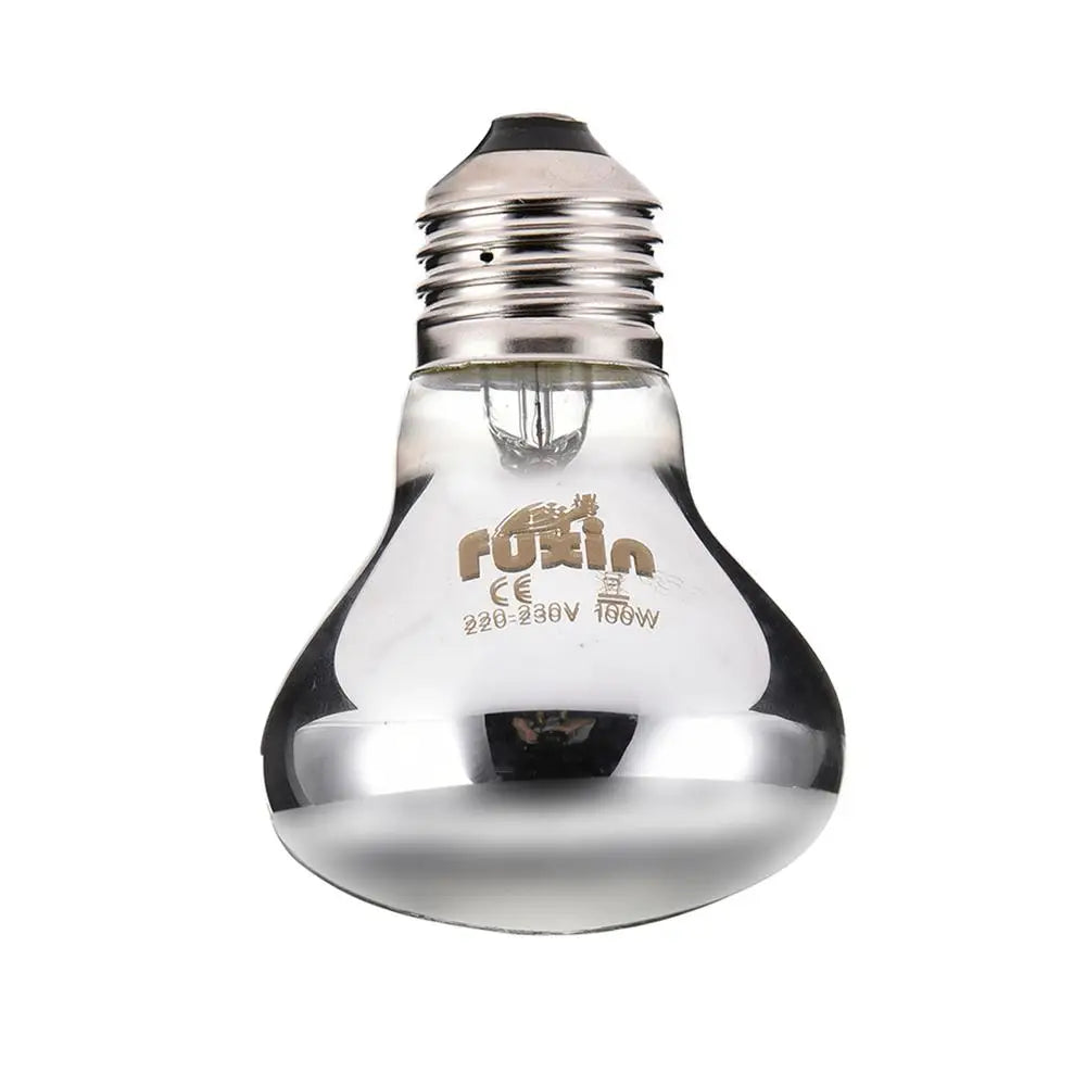 E27 Ceramic Heat Lamp — No-Light Day & Night Reptile Heater, 25W–100W