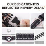 IP67 Waterproof GPS Animal Tracker Collar for Cats & Dogs (iOS & Android)