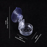 Suction Cup Reptile Feeding Bowl — Mountable Food & Water Dish for Lizards & Frogs