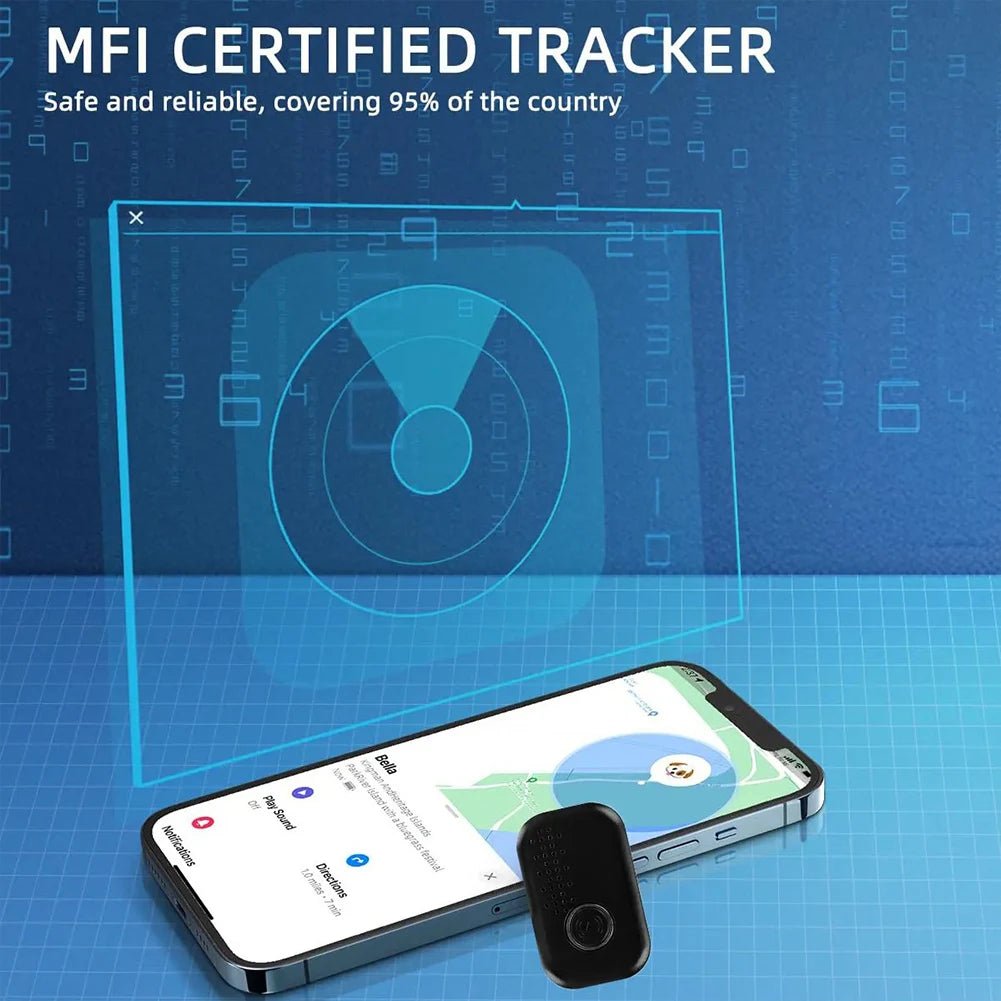 Waterproof Bluetooth GPS Collar Tracker for Dogs & Cats - Real-Time Anti-Loss